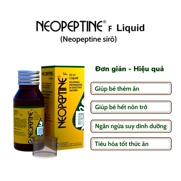 Siro Ăn Ngon Neopeptine F Liquid THUẬN HOÁ Hỗ Trợ Tăng Cường Tiêu Hoá và  Hấp Thụ Thức Ăn 60ML | Lazada.vn