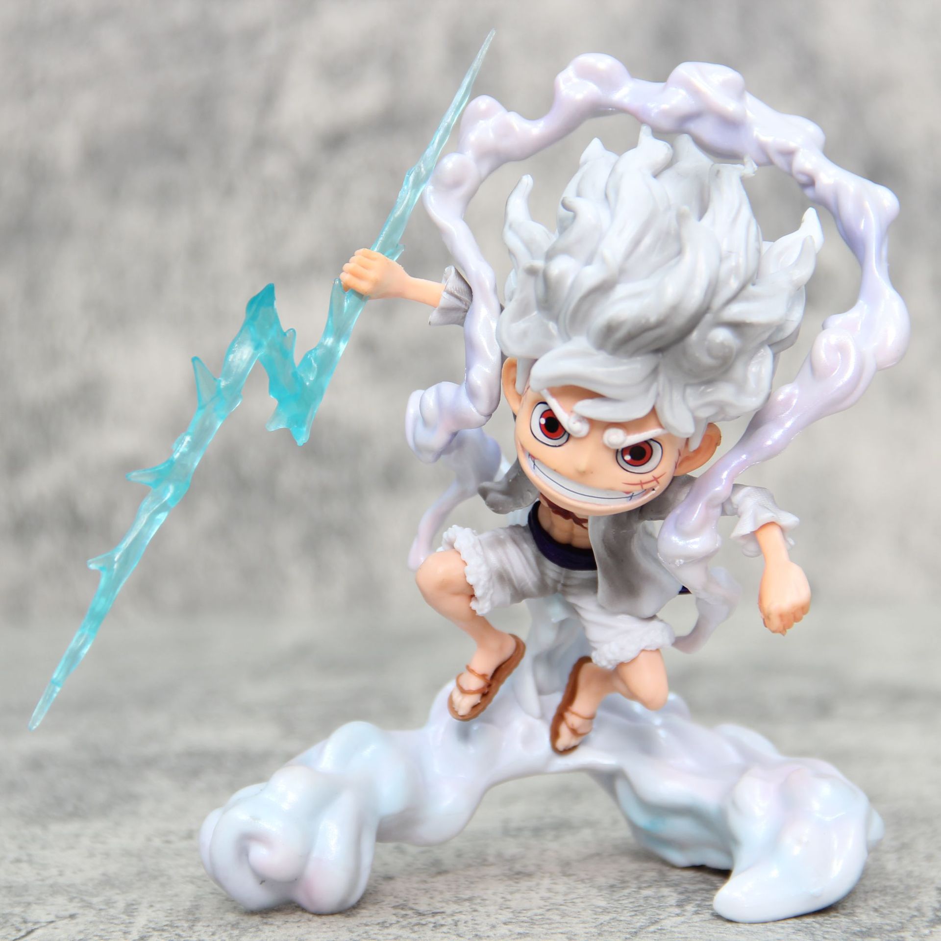 Mô hình One Piece - Luffy Gear 5 Thần Mặt Trời Chibi
