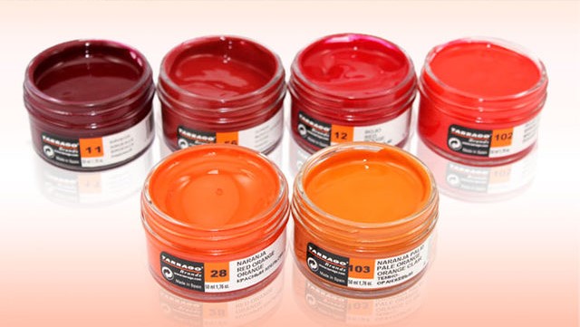 Xi Đánh Bóng Giày Tarrago - Màu Cam (Red Orange 28)