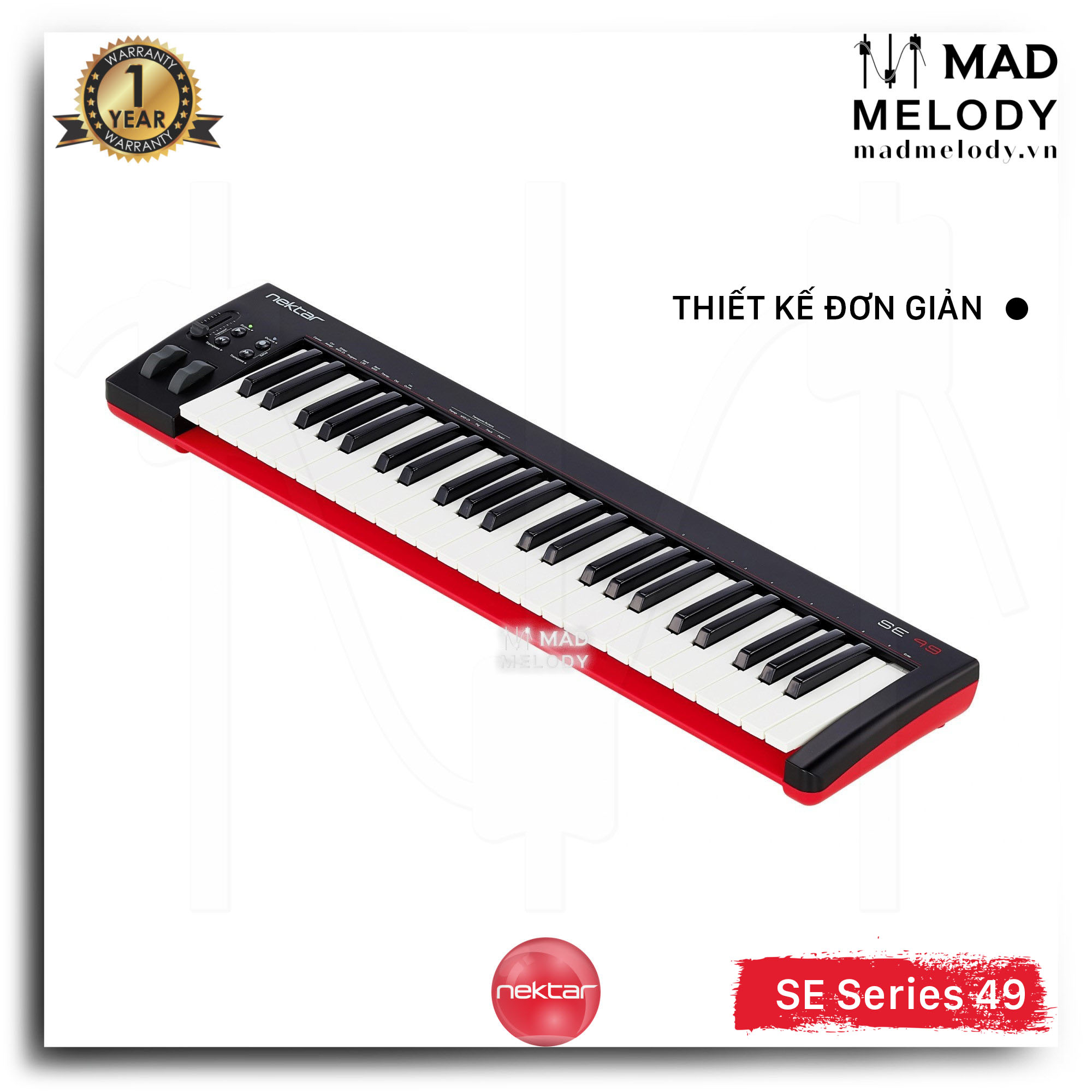 Nektar SE49 49-Key USB MIDI Keyboard Controller (Đàn soạn nhạc 49 phím, Brand New)