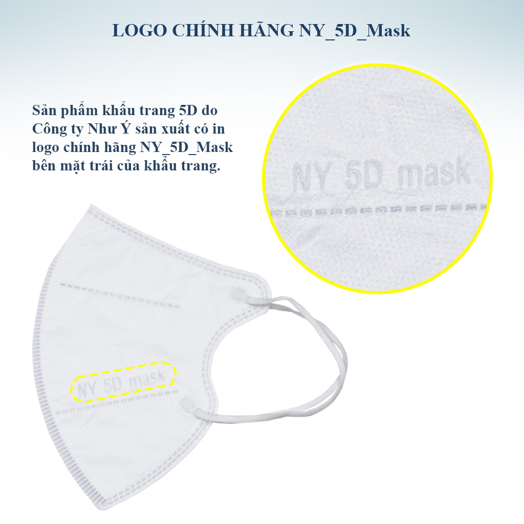 [Combo 5] Hộp Khẩu trang Ny 5D Mask | Như Ý Company