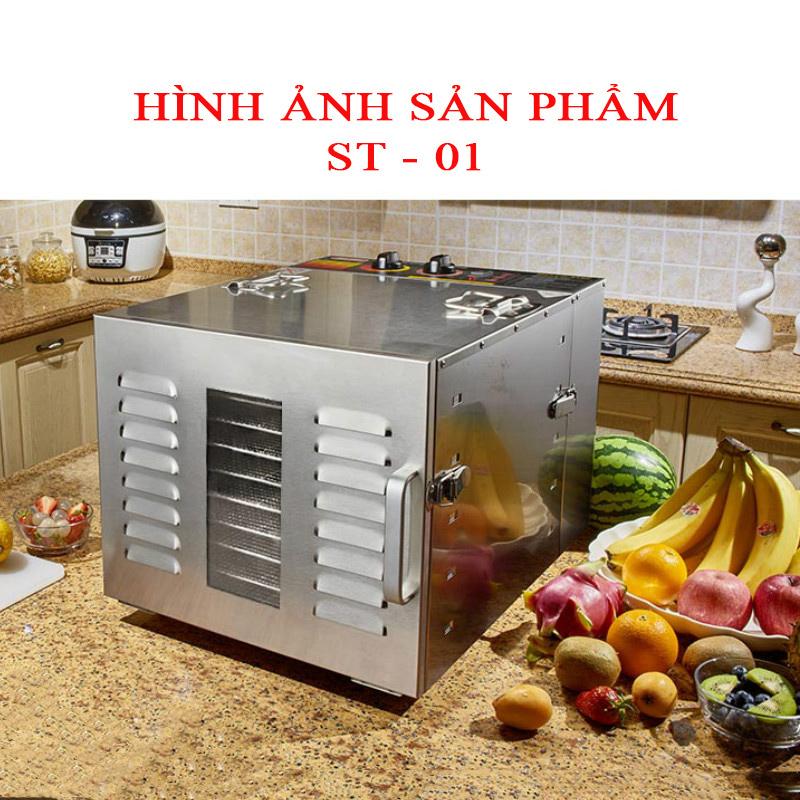 Máy sấy khô hoa quả thực phẩm 10 khay ST01