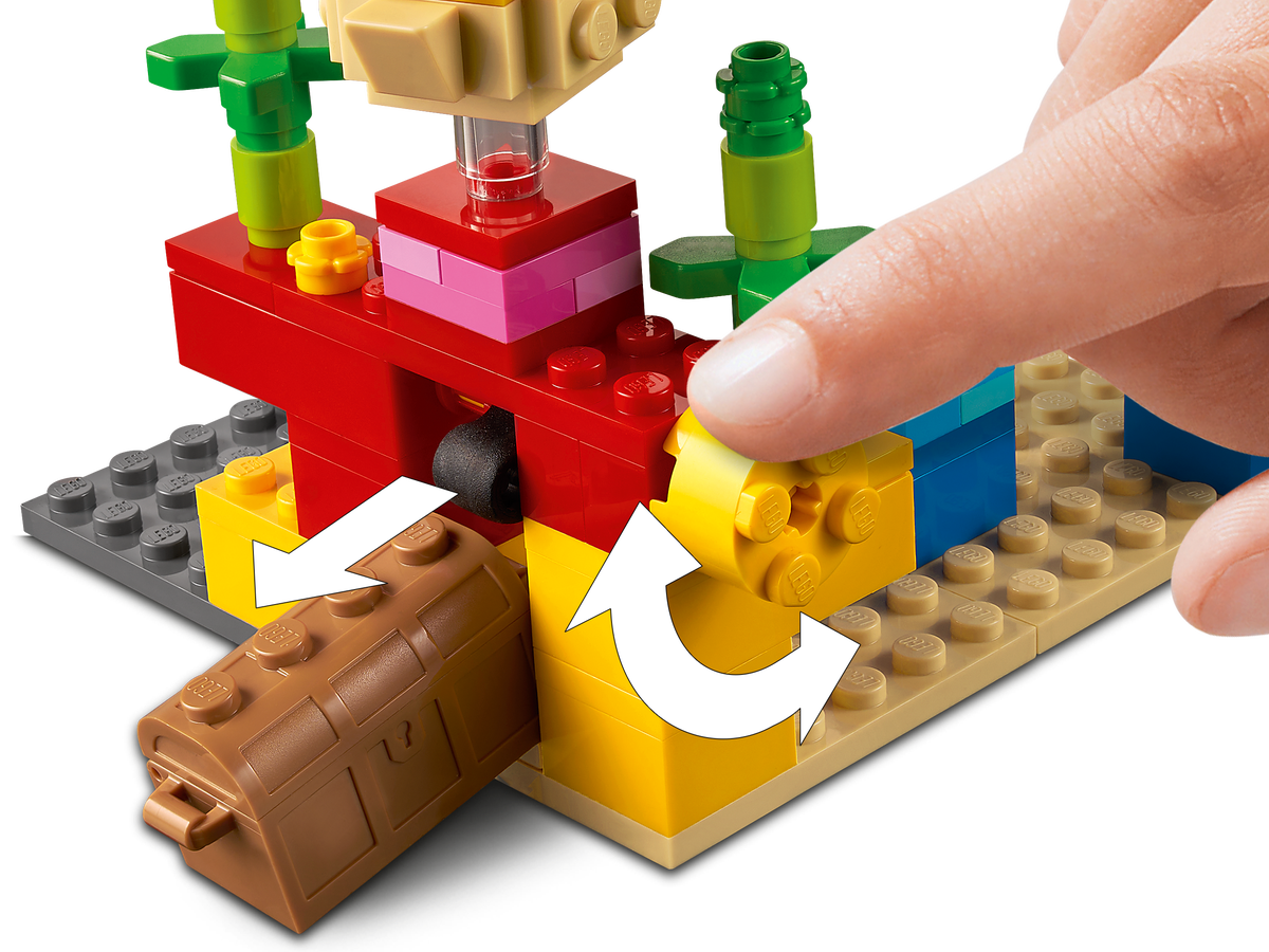 [HAPPY BRICKS] LEGO  MINECRAFT - 21164 - THE CORAL REEF - RẠN SAN HÔ