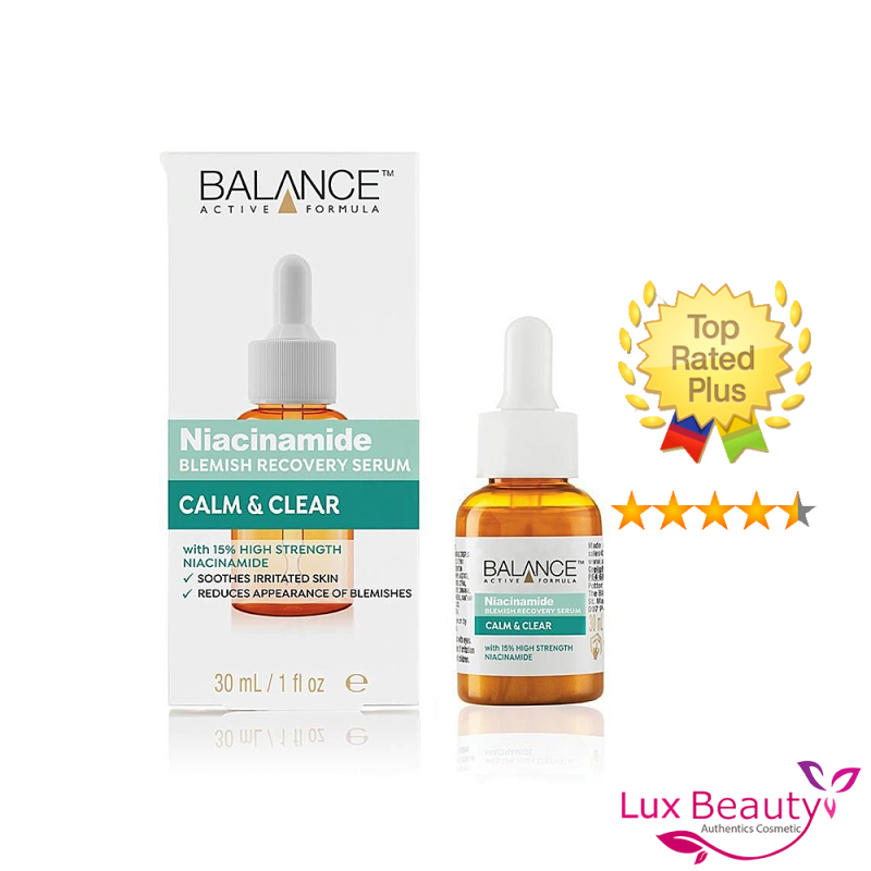Serum Balance Ngừa Mụn Mờ Thâm 30ml Balance Active Formula Niacinamide 15% Blemish Recovery Serum cao cấp
