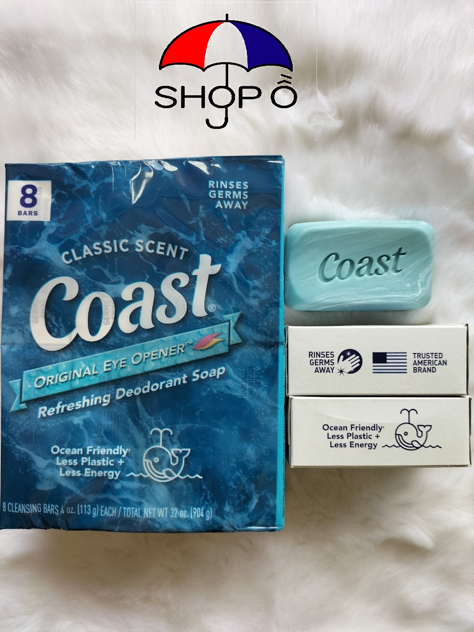 Combo 5 cục xà bông cục Coast 113gram Mỹ rất thơm