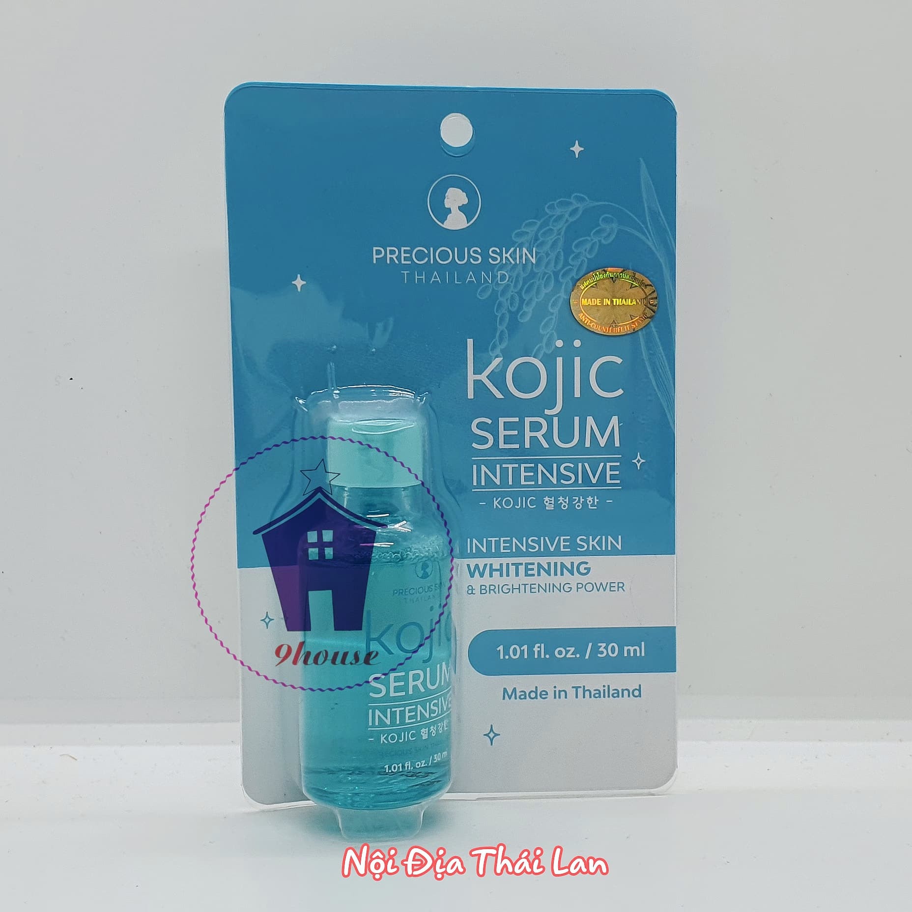 01 serum giảm mụn phục hồi da trắng sáng kojic intensive thái lan 30ml