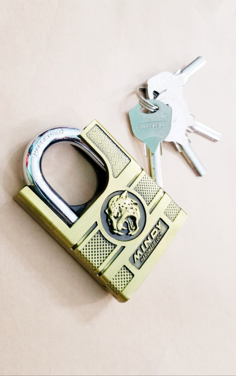 Ổ KHÓA 6 Phân CHỐNG CẮT MINDY ( ĐẦU CON BÁO ) CHÌA MUỖNG