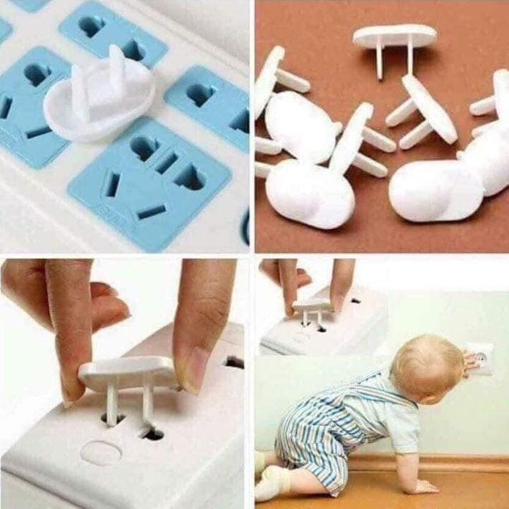 Combo 10 Nút Bịt Ổ Điện An Toàn Cho Bé