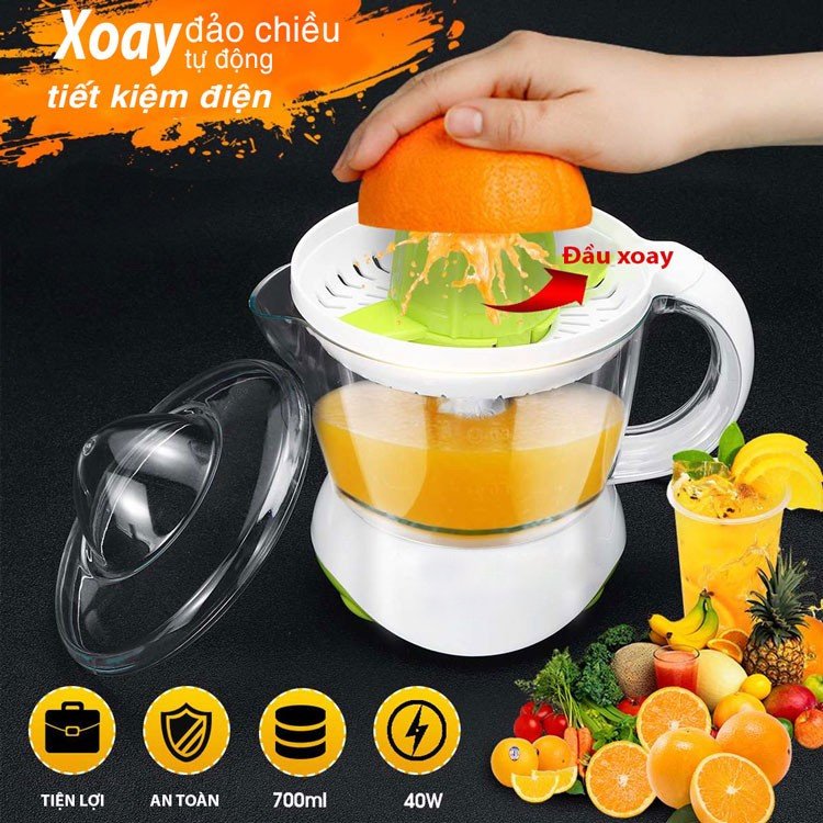 Máy vắt cam bằng điện mini cao cấp sokany jd-601d - 40w