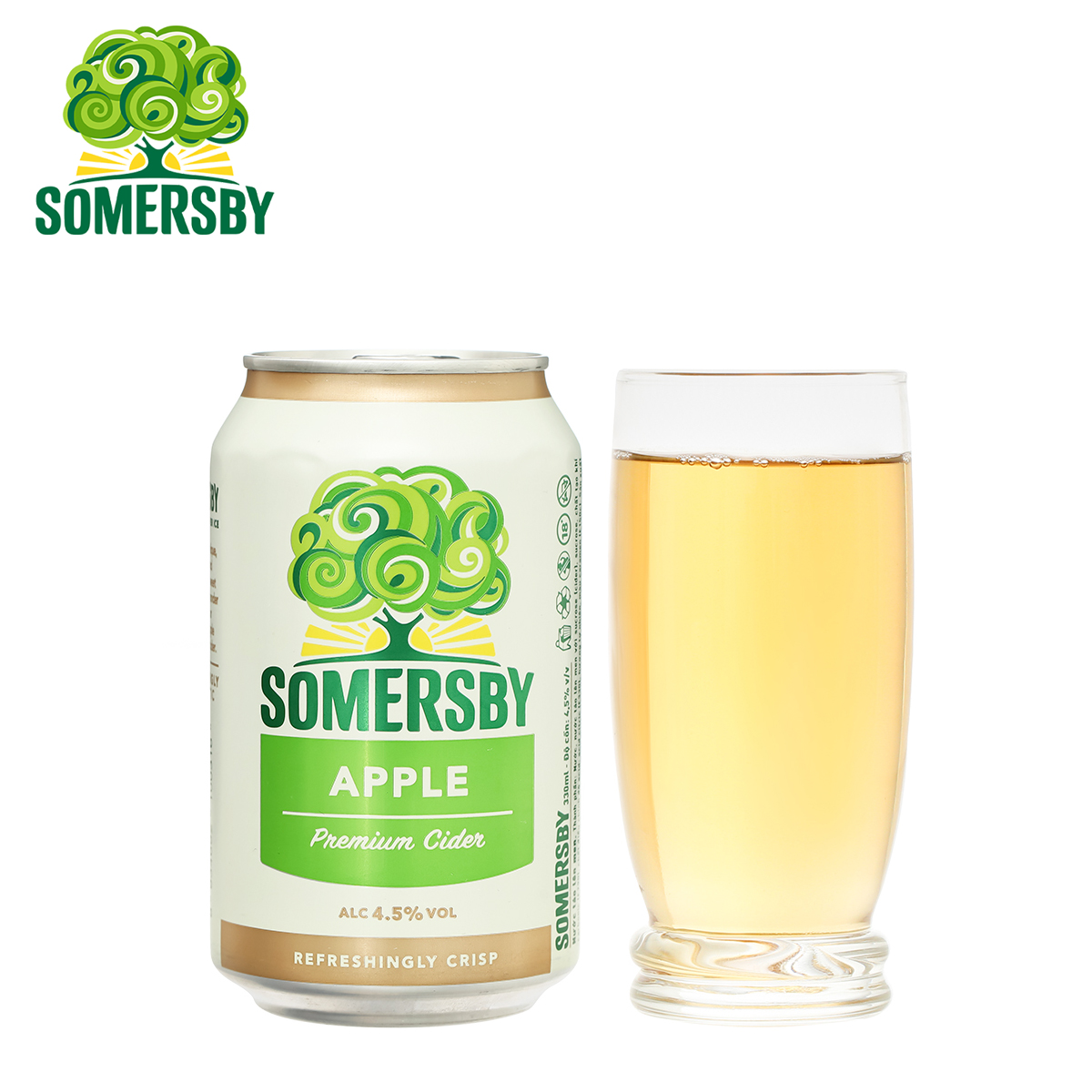 LỐC 6 LON NƯỚC TÁO LÊN MEN SOMERSBY 330ML