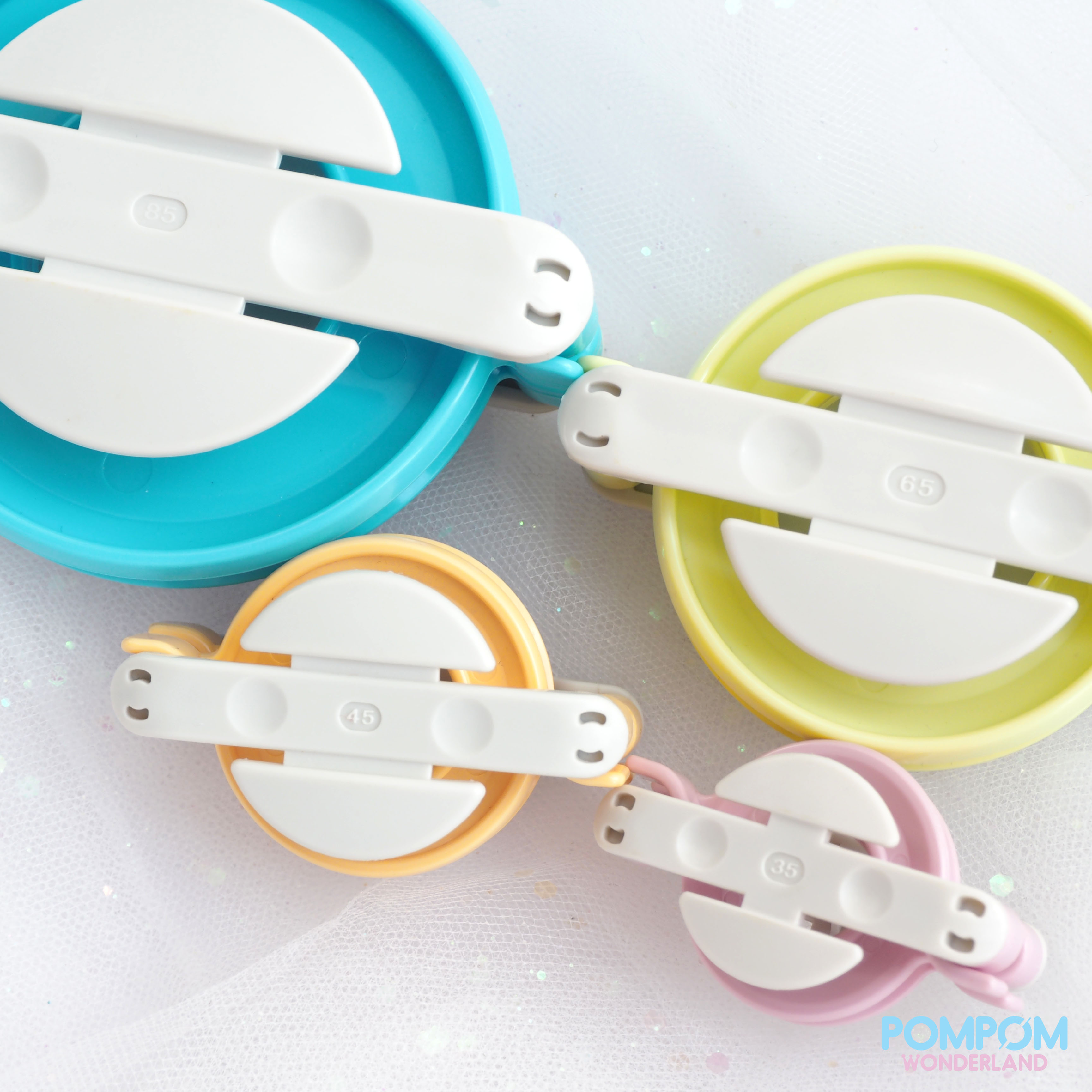 Dụng cụ làm pompom Clover lẻ các size (hàng nội địa Nhật)