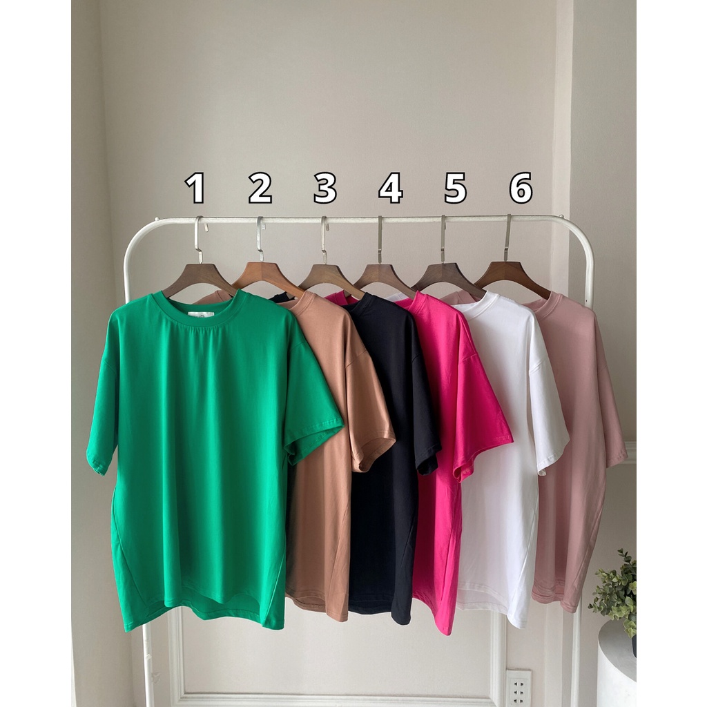 Áo thun unisex cổ tròn tay ngắn Basic 180 Miều Est.2013