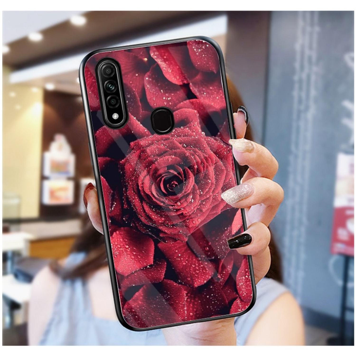 Ốp lưng oppo a31 ốp kính bóng cao cấp mới ƞhất