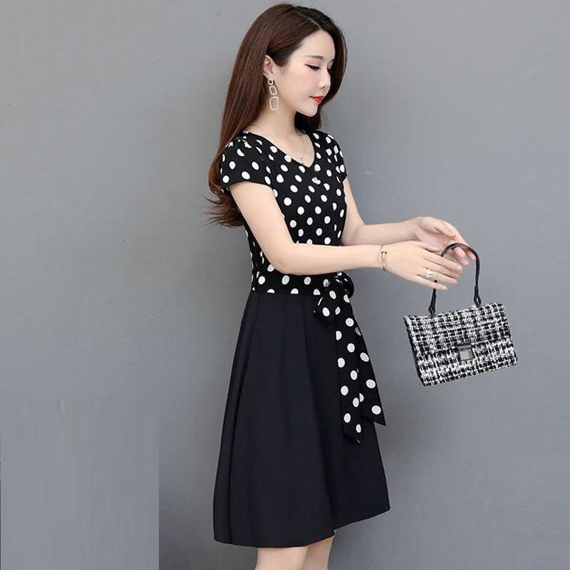 Đầm chấm bi cao cấp -  TP