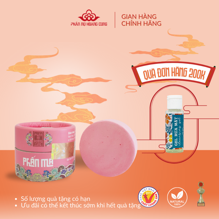 Phấn Má Phấn Nụ Hoàng Cung mới ( Màu Hồng )