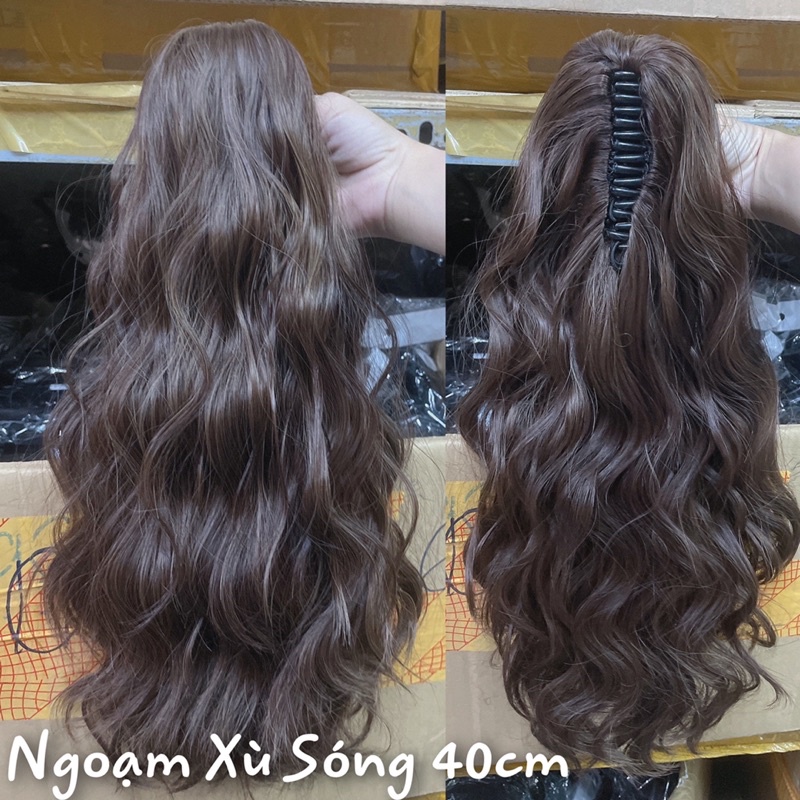 tóc giả ngoặm xù ngắn 😍FREESHIP❤️ 40cm