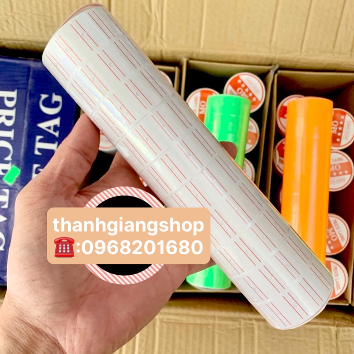 Combo 10 cuộn Giấy Bắn Giá Tiền loại Xịn (đủ màu)