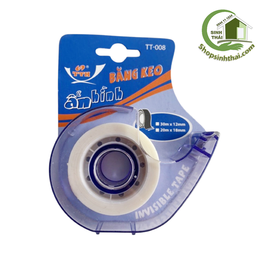 Băng keo dán tiền rách - có hộp nhựa tự cắt