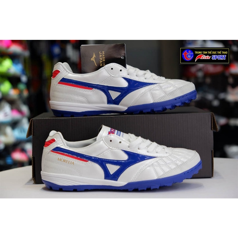 ♙﹍♣ GIÀY MIZUNO MORELIA NEO TF - TRẮNG XANH