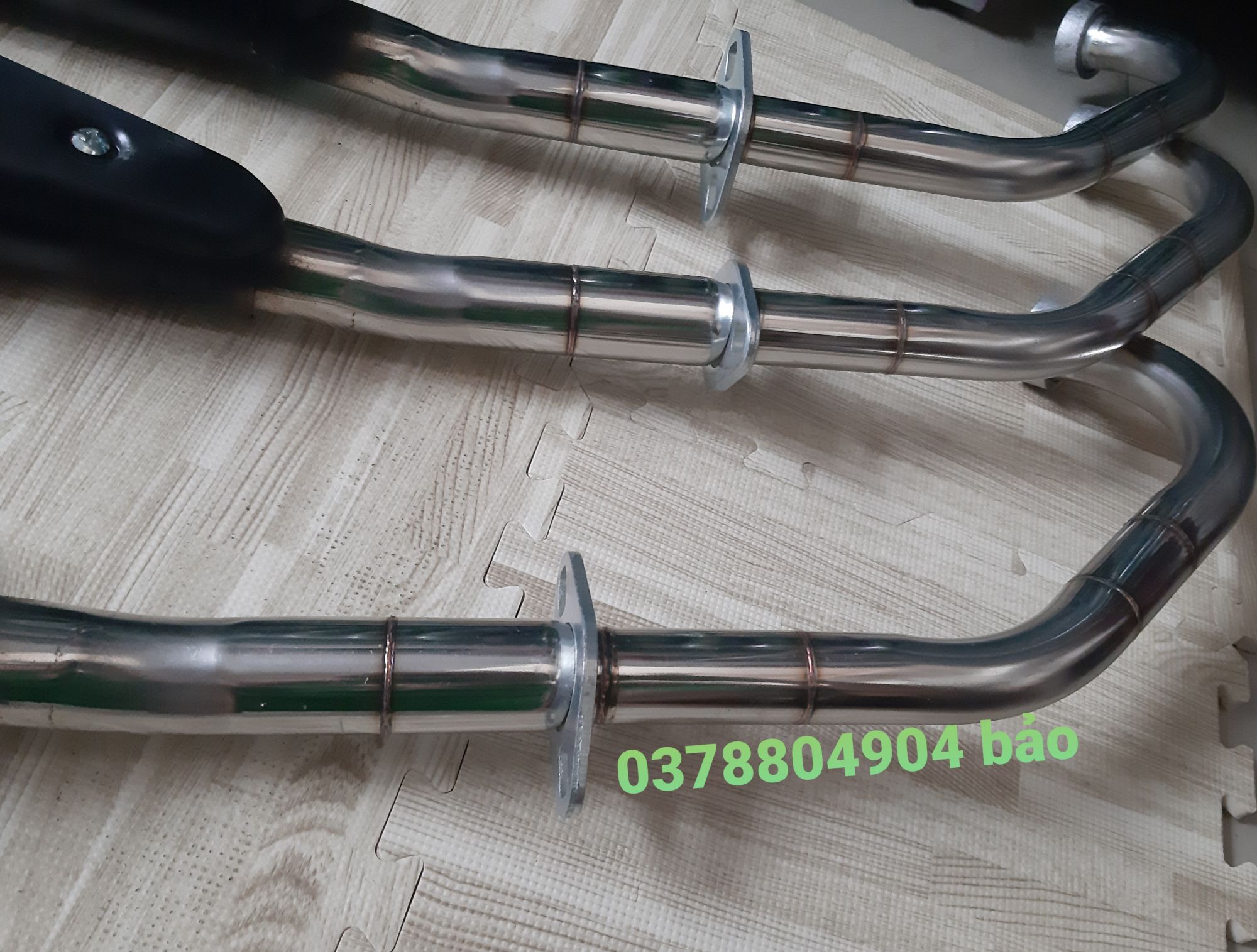 Pô exciter 135 đời xe 5 số full cổ inox nổ êm đẹp như zin