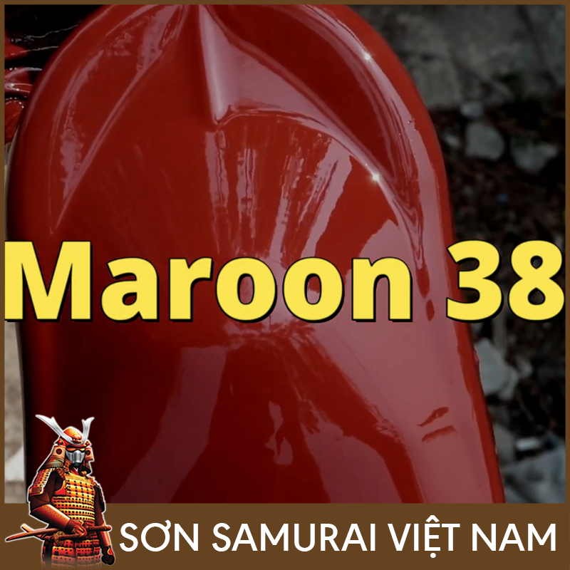 Sơn xịt samurai màu hạt dẻ - Chai sơn màu hạt dẻ 38 sơn samurai