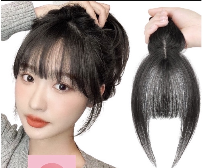 tóc giả mái 3d 😍 Có rãnh da đầu dài 😍 tóc sợi tơ