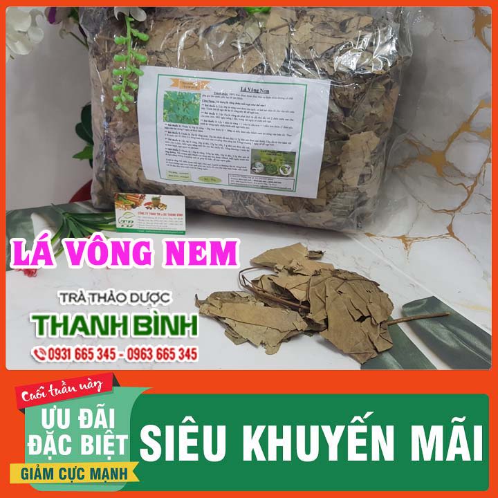 Lá vông nem khô 100g - hàng công ty dược liệu thanh bình