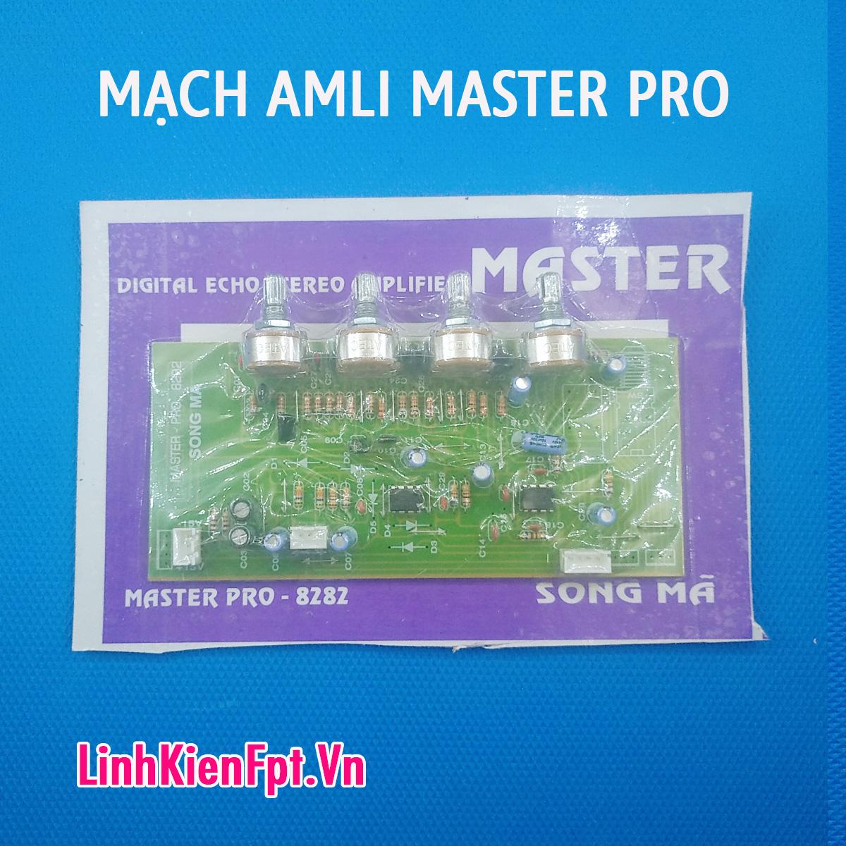 Mạch chỉnh Echo Âm li Master Pro 8282