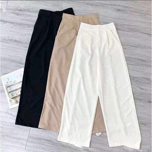 Quần Ống Suông khoá trước