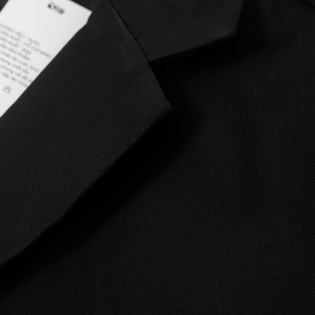 Áo khoác blazer trơn form rộng Basic Blazer HUGU chất vải cao cấp chuẩn form