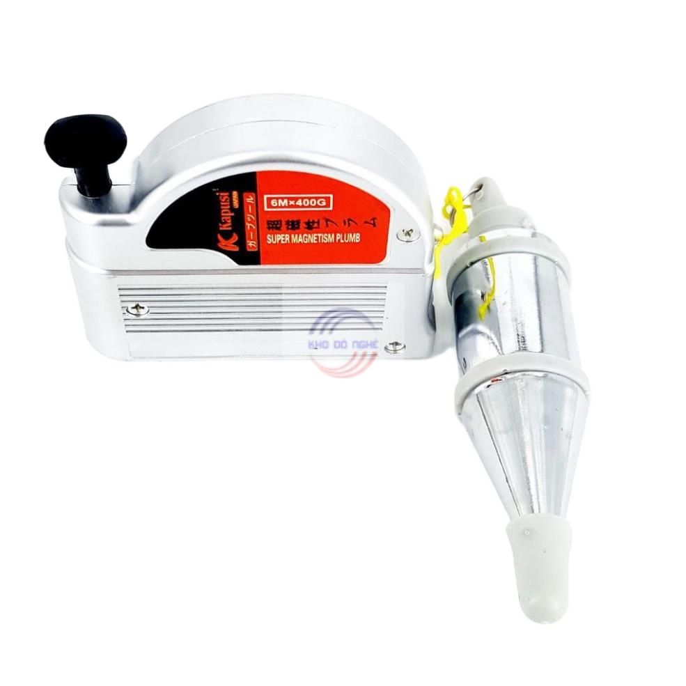 Quả dọi từ tự động, giữ thăng bằng 6mx400g kapusi - chất liệu nhựa abs - kích thước con dọi thả: φ35 × 156mm