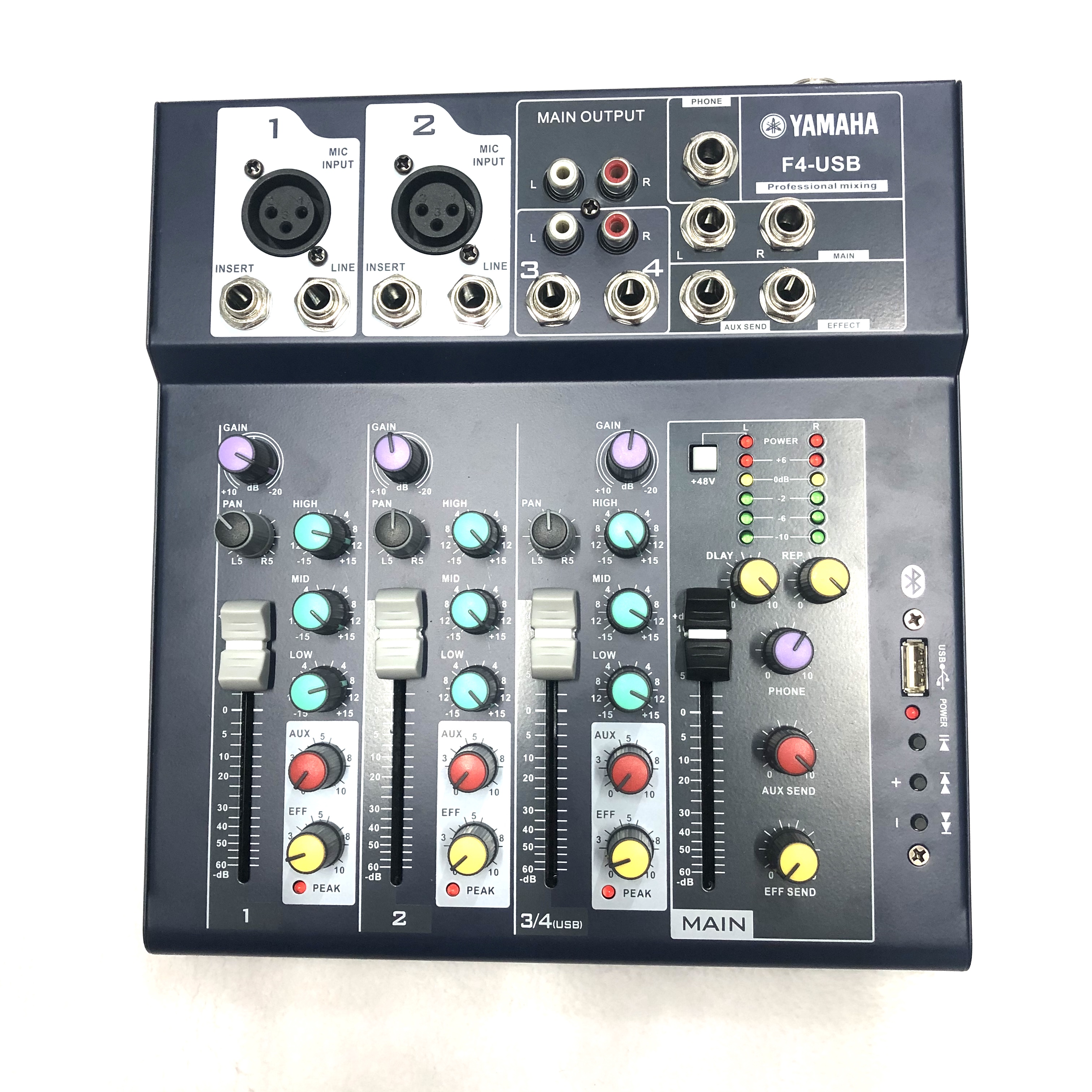 bàn mixer f4 YAMAHA usb và bluetooth