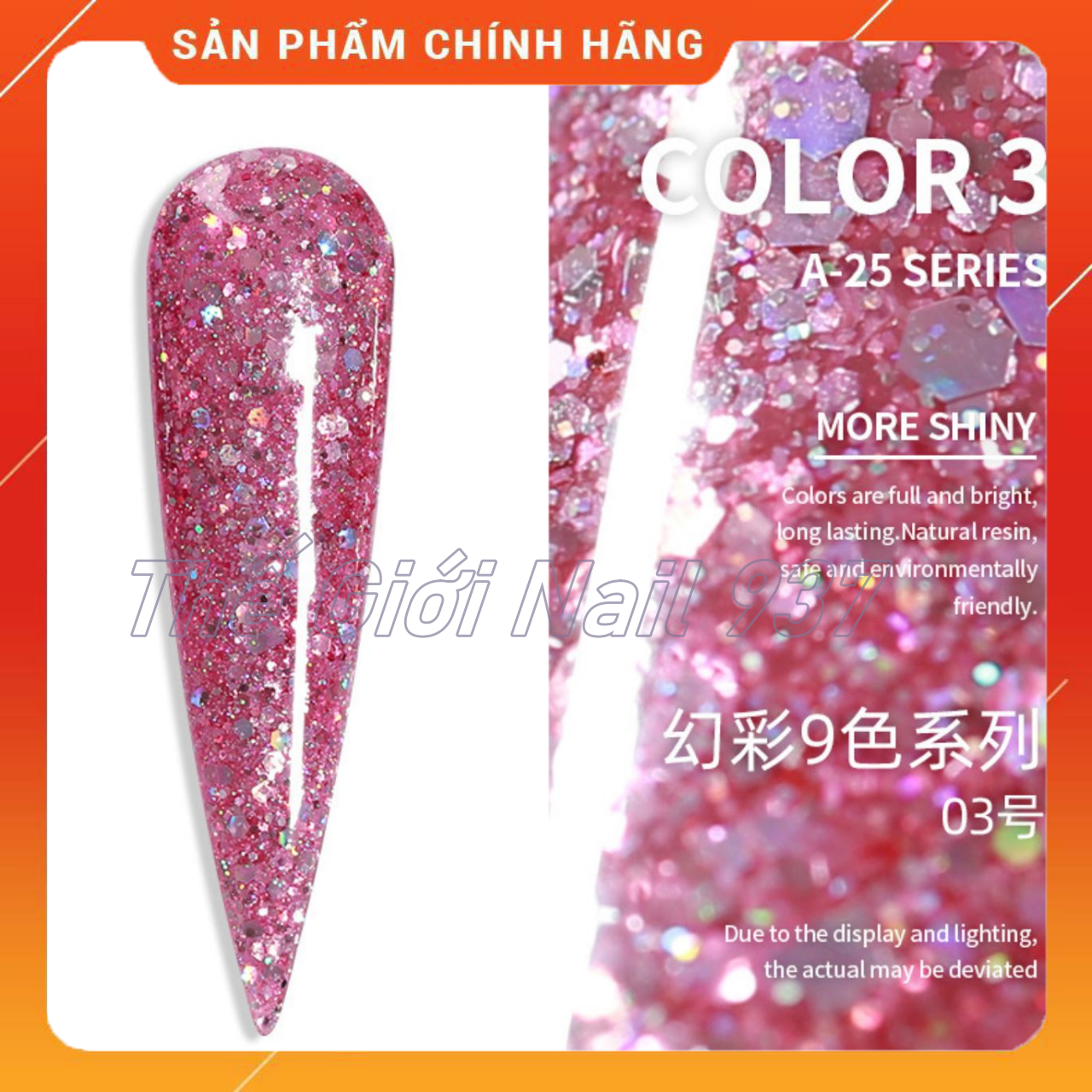 [HCM]Sơn gell AS chai đỏ mã A25 - 15ml
