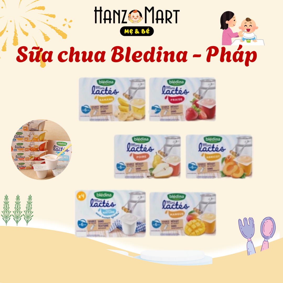 Sữa Chua Nguội Bledina Pháp Cho Bé 6M - 12M