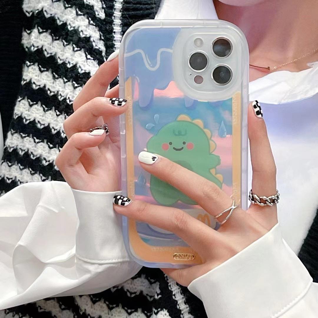 Ốp iphone full viền hình Monster đáng yêu