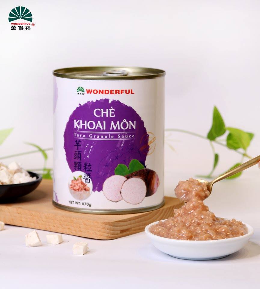 Chè khoai môn Wonderful lon 900g