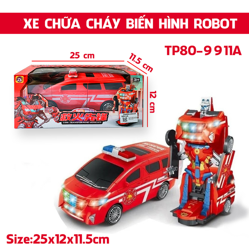 [HCM]Robot biến hình ôtô-Xe biến hình- Máy bay biến hình robot-đồ chơi biến hình( Tặng 3 Pin)