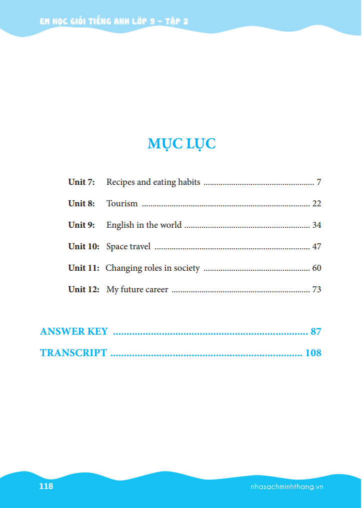 THE LANGMASTER - EM HỌC GIỎI TIẾNG ANH LỚP 9 TẬP 2 (KÈM CD)