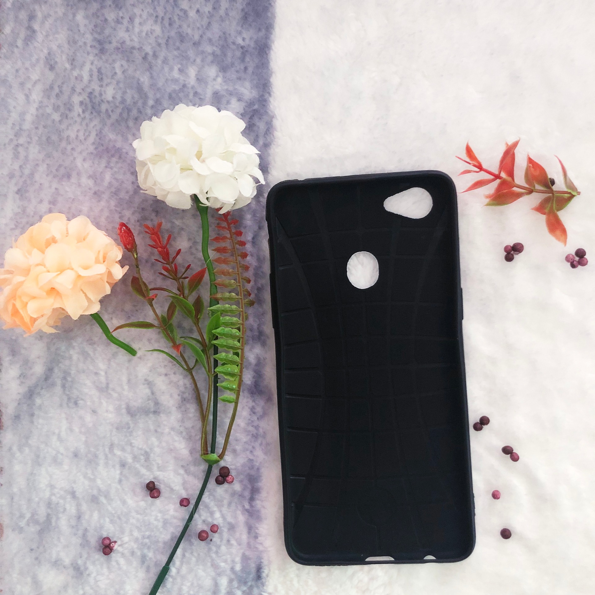 [Nhiều Mẫu] Ốp lưng dẻo Oppo F7 (Thân đen - in hình siêu cute)