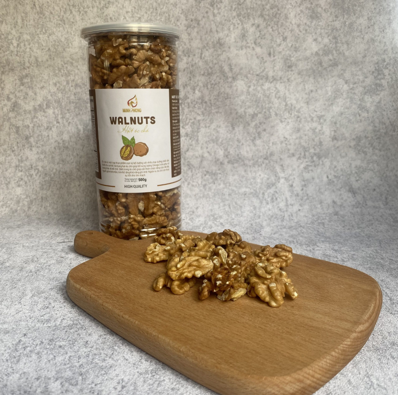 500G Nhân Hạt Óc Chó vàng nhập khẩu Mỹ 100%