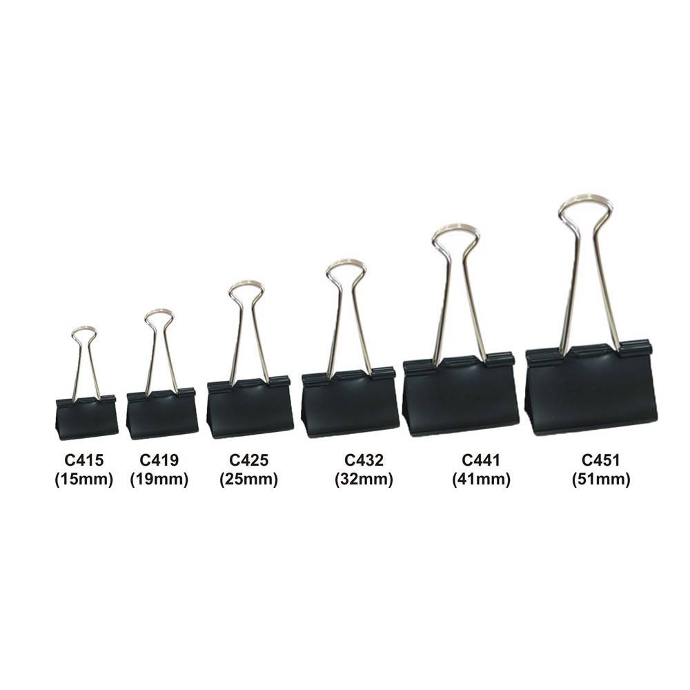 Kẹp bướm Slecho, kẹp giấy ( Đủ size ). Do VPP Hiếu Cường cung cấp