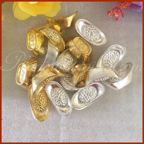 Thỏi VÀNG ,BẠC chiêu lộc (đủ kích cỡ) - phong thuỷ