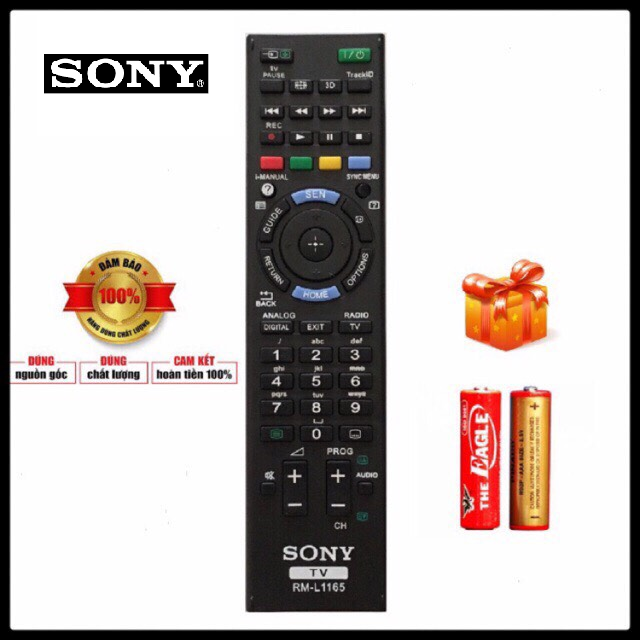 [HCM]Điều Khiển Ti Vi SONY Internet ( RM-L1165 )