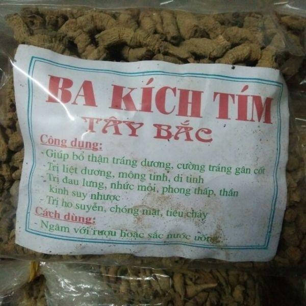 Ba kích Tím Khô 500gr Rút Lõi