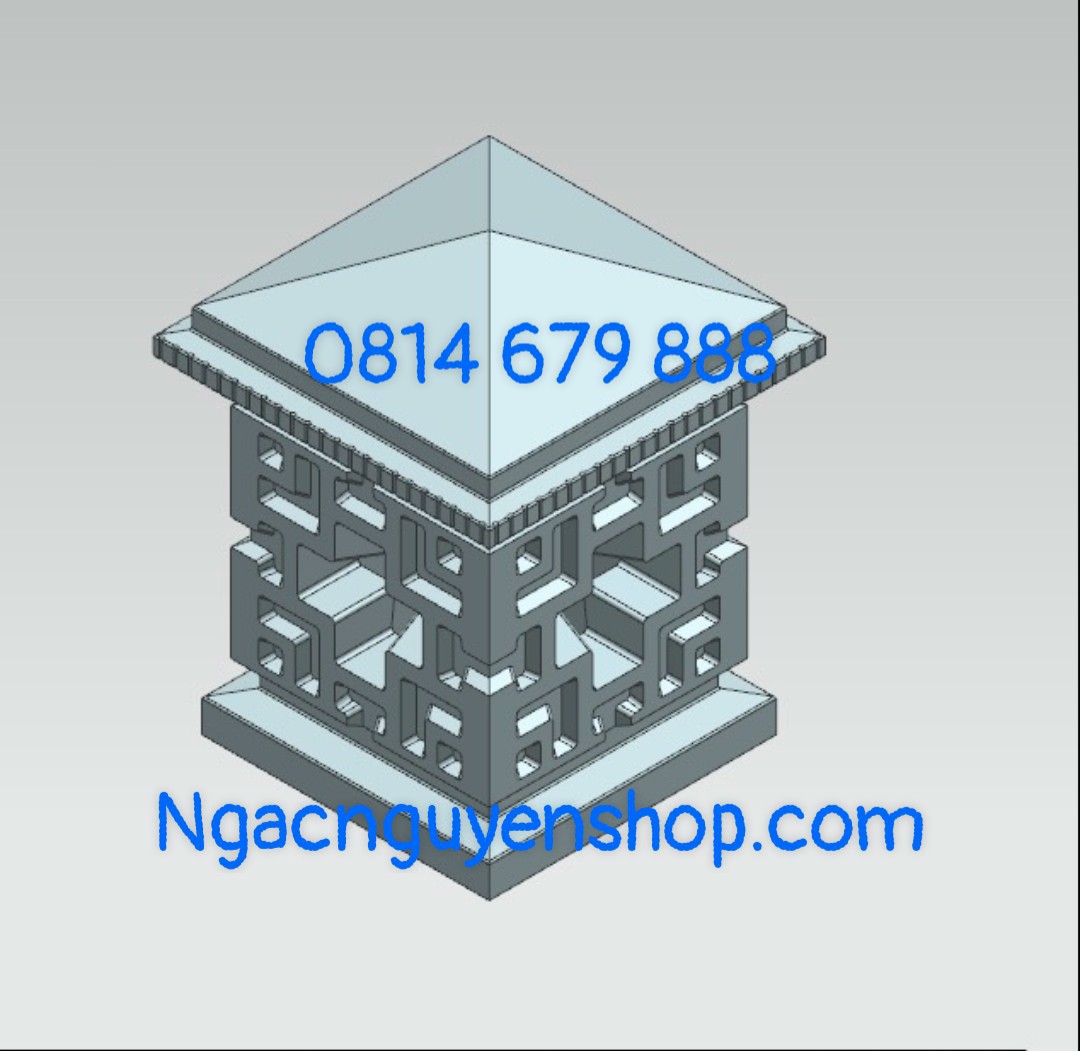 Khuôn đúc trụ đèn sân vườn dạng rỗng