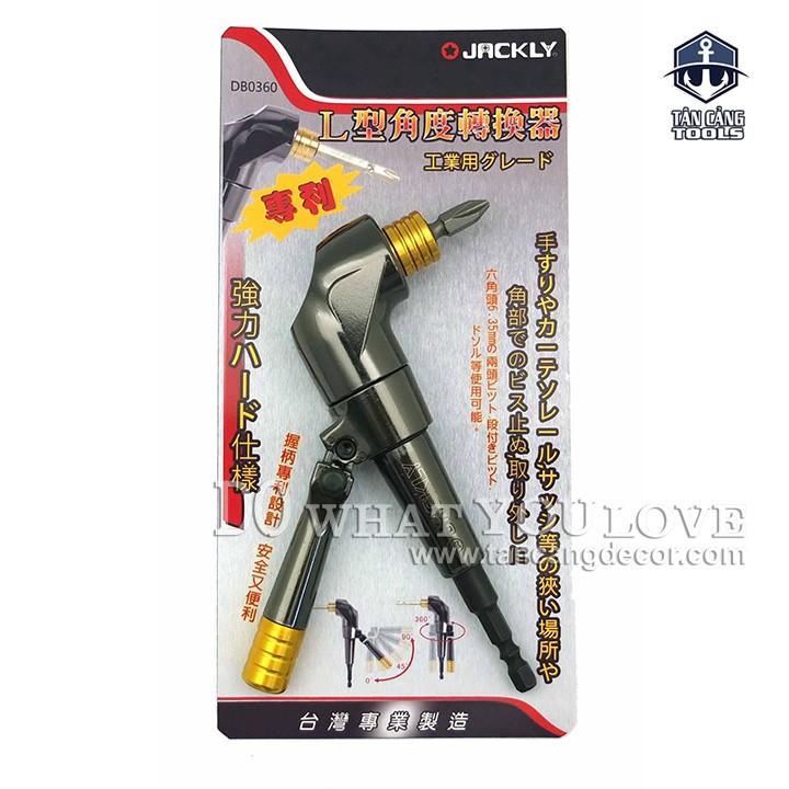 Combo Đầu Chuyển Bắn Vít Góc Jackly DB0360
