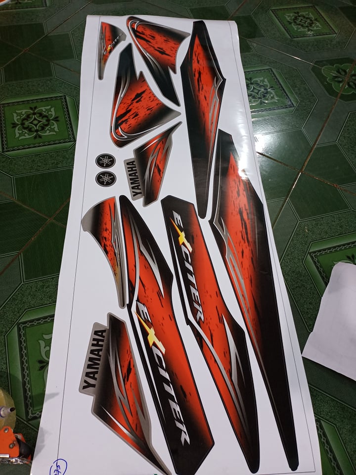 tem rời ex 2010 cam xe đen bạc