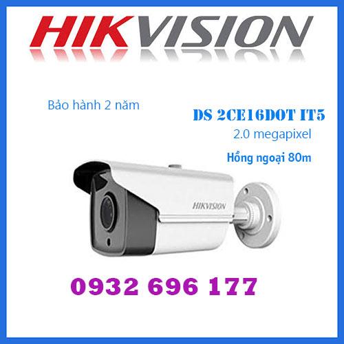 camera hồng ngoại DS 2CE16DOT IT5 2.0 megapixel