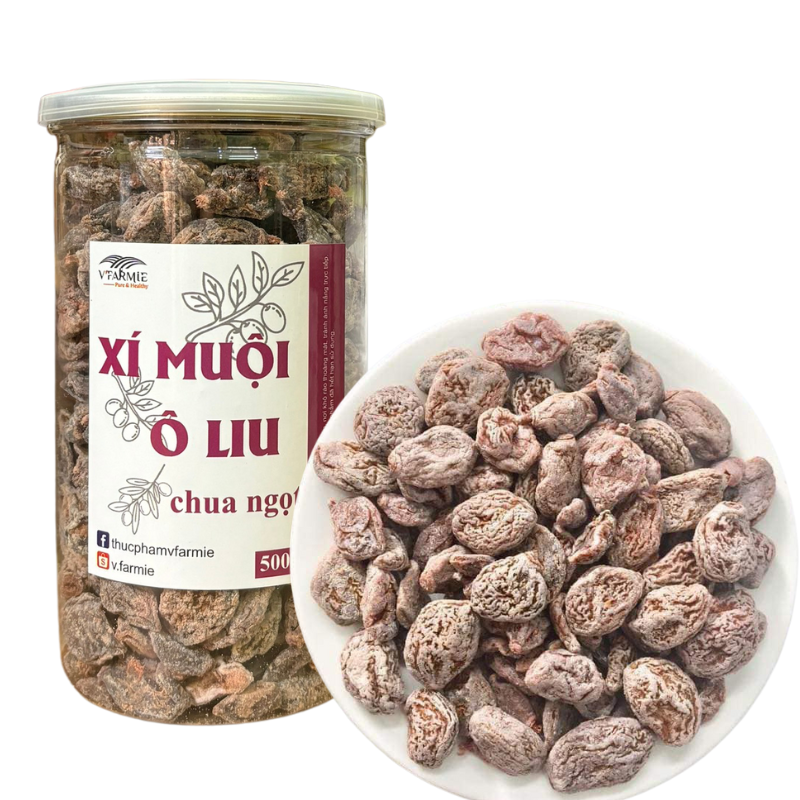 Ô liu xí muội Đà Lạt Hộp 500g