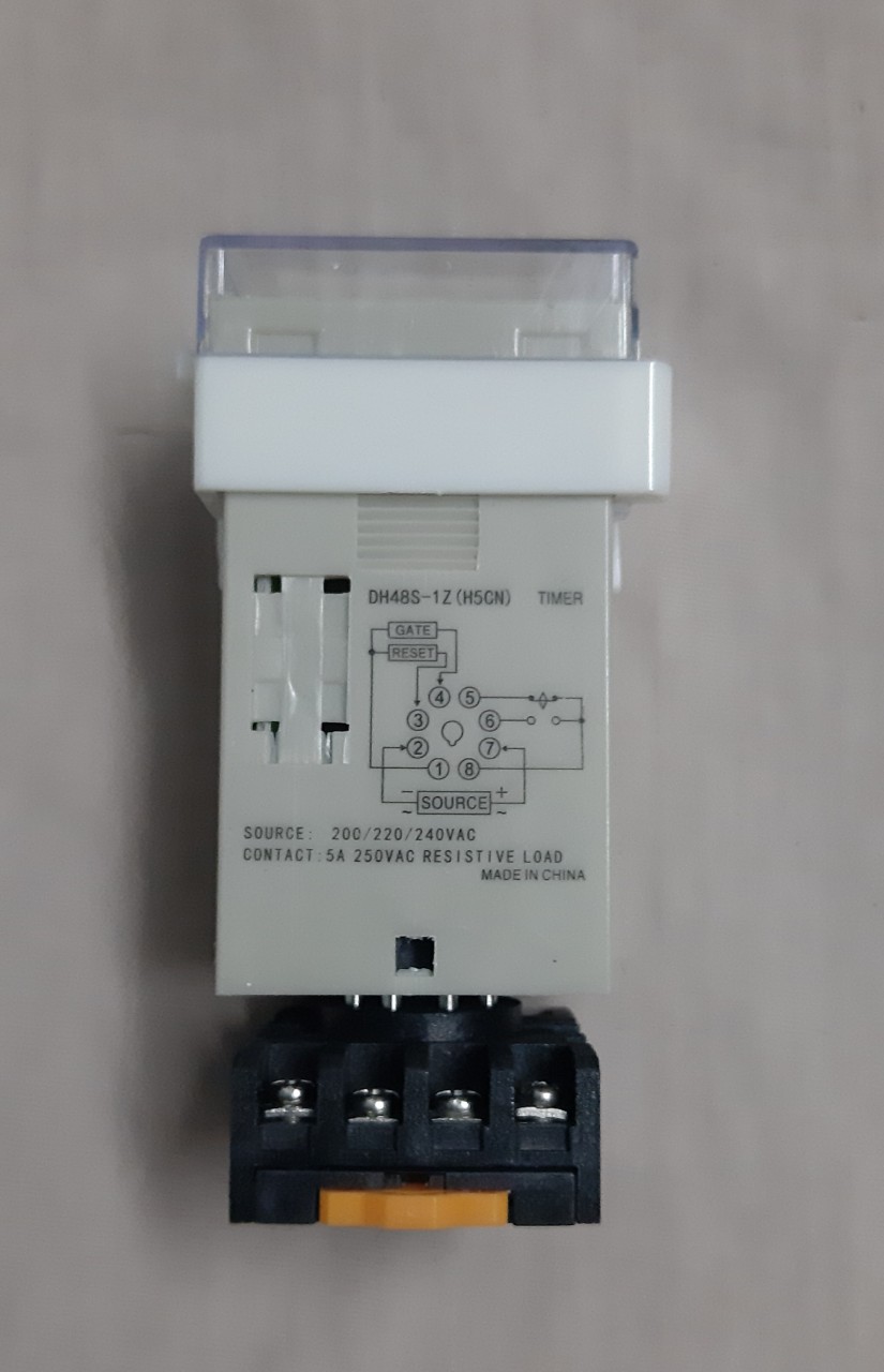 [HCM]Bộ hẹn giờ timer CKC  DH48S-1Z (220VAC) ( kèm đế)